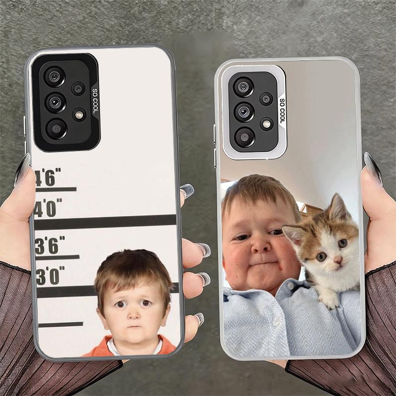 Funny Babaite Hasbulla Shockproof Phone Case for Samsung A17 A16 A15 A14 A37 A57 A36 A56 A26 A35 A55 A25 A34 A54 A24 A13 A23 A33