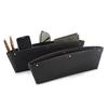 2 Set PU Leather Car Pocket Organizer Seat Console Gap Filler Side Storage Box