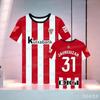 Спортивный стиль BILBAO Athletic Футболка для футбола с 3D-печатью Повседневная дышащая модная короткая для всей семьи