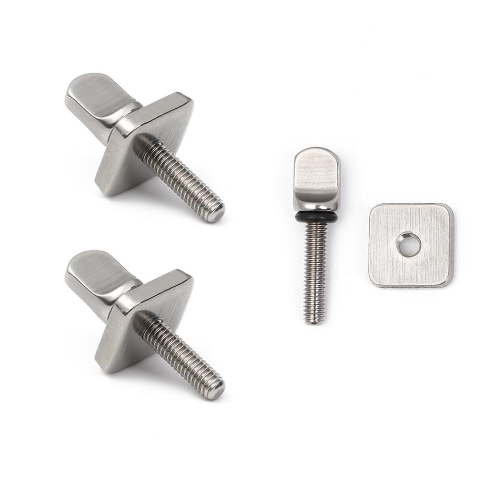 Детали для водных видов спорта Аксессуары для лодок из нержавеющей стали Плавники Пластина для замены Винт для плавника доски для серфинга