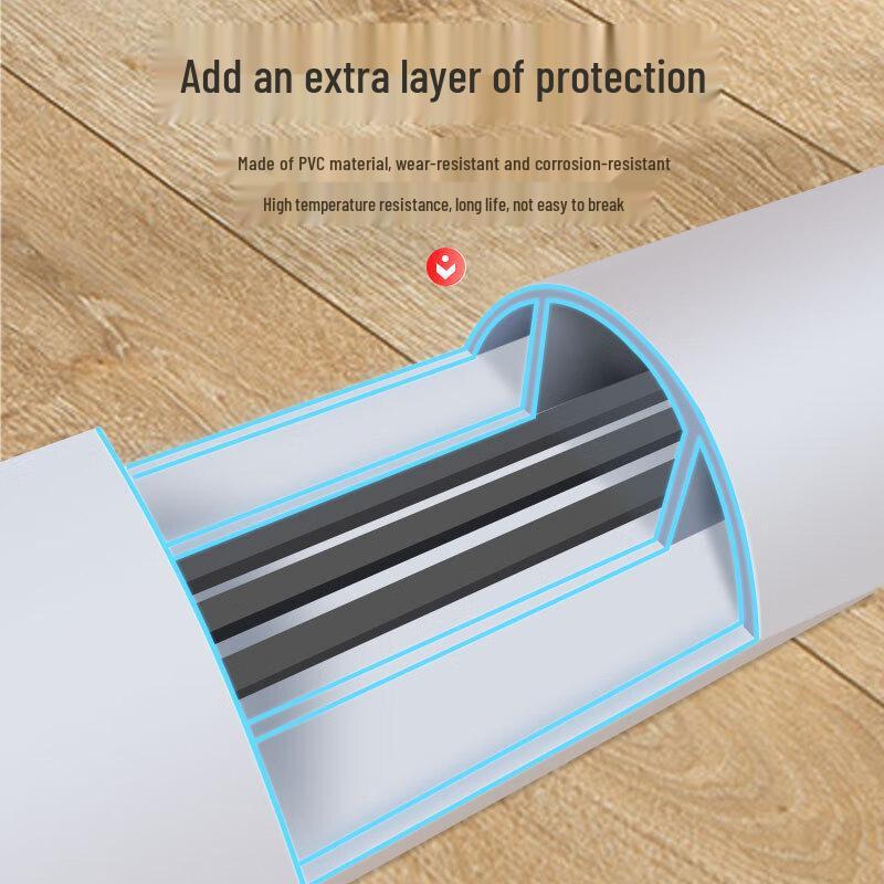 Zheng Qixing Self-Adhesive PVC Floor Cable Organizer