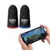 1 Pair Gaming Finger Sleeve For PUBG Mobile Games Touch Screen Finger Cots Cover Breathable Fingertips