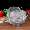 Сито из нержавеющей стали с ручками, для быстрой сливки, с микроотверстиями, подходит для пасты, фруктов, риса, овощей