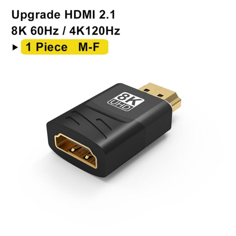 MIZIQIER 8K HDMI 2.1 Адаптер 90 270 Градусов Папа-Мама, 8k60Hz 4k120Hz, 48 Гбит/с, Совместим с PS5/4, HDTV, Roku, TV Stick, ПК