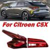 Автомобильные аксессуары для Citroen C5X Автомобильная задняя фара Сигнальная лампа Предупреждающий световой сигнал тормоза Стоп-сигнал Ходовая огня Сборка заднего фонаря