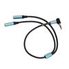 Jack Splitter Male to Female Audio Extension Cables Audio Cable Y Splitter Cable Headphone Adapter