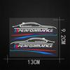 2pcs M Power Performance Car Rearview Mirror Sticker for BMW 1 3 4 5 7 Series F18 F10 F25 F30 F31 F34 GT X1 X3 X4 X5 X6 F15 F16
