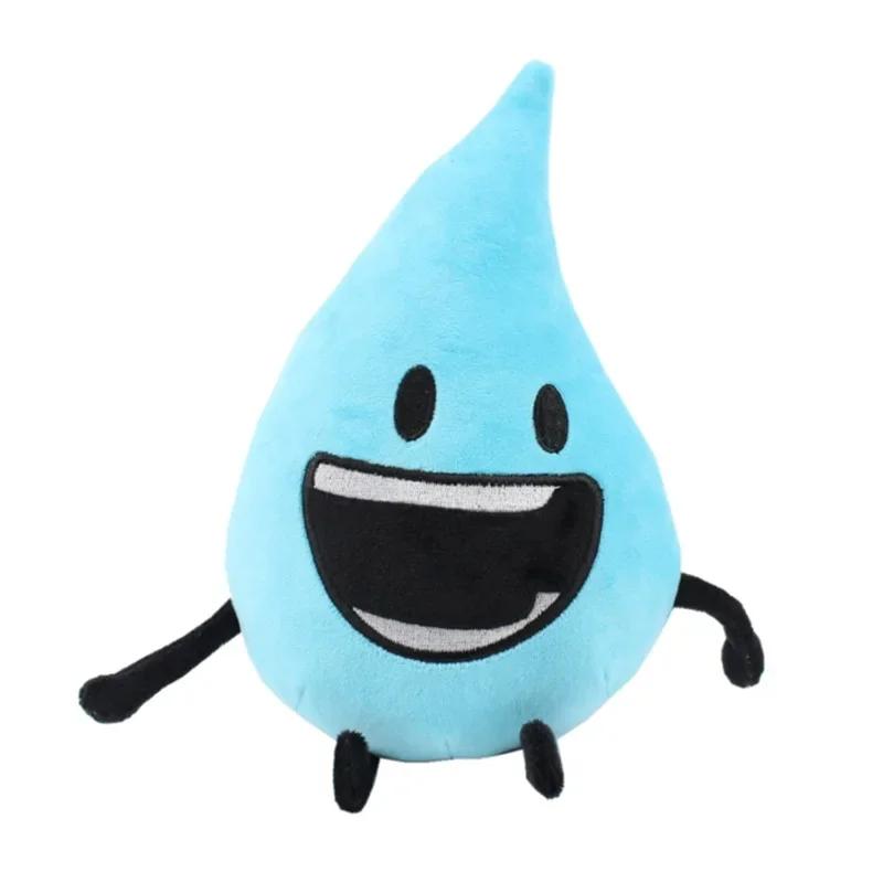 Аниме Битва за Остров Мечты Плюшевые Игрушки BFDI Плюшевые Куклы Лист Огонь Цветок Капля Воды Цифры Мягкая Фигурка Подарок для Детей