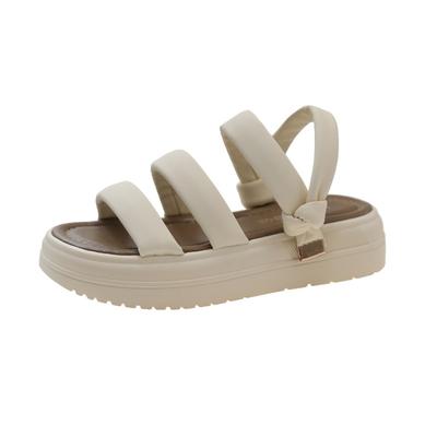 Летние женские сандалии 2024 Новые балетки Платформа Повседневная обувь Открытый носок Платье Обувь для ходьбы Тренд Женские кеды Женские