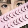 C-curled Individual Lashes Black Anime Eyelashes High Quality False Eyelashes