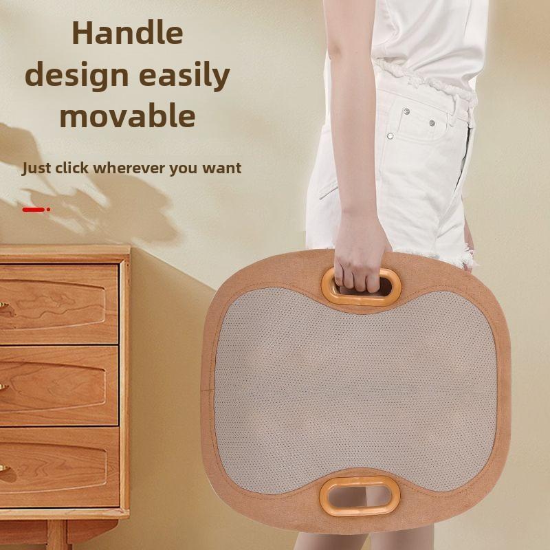 JAIYORL 12 Heads Massage Cushion, Shiatsu Back Massage with Heat, Portable Massager, Chair Massager for Office Relaxation, Gifts