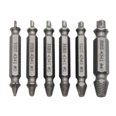 6 шт./набор Экстрактор Двухголовый Винт Скользящий Зуб Инструмент для Удаления S2 Отвертка Отвертка Головка Отвертки Набор для Удаления Сломанной Проволоки