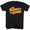 Silence Of The Lambs Retro Logo Black T Shirt