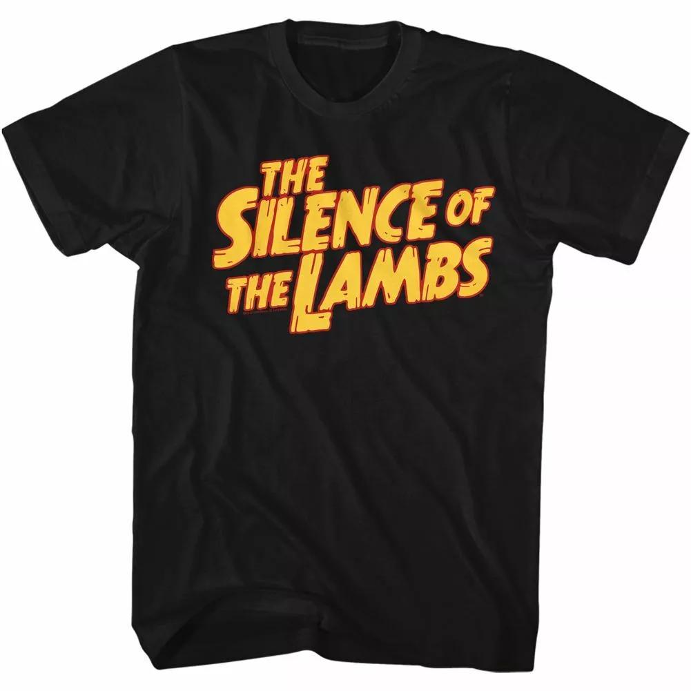 Silence Of The Lambs Retro Logo Black T Shirt