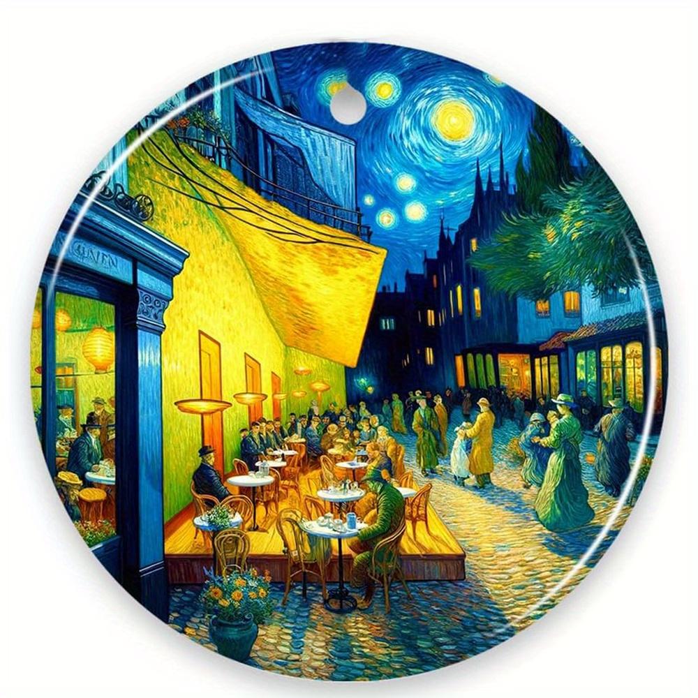 1 шт. 2D Плоская Деревянная Орнаментная Картина Маслом Девы Марии и Младенца Иисуса Нежных Объятий - 20 см