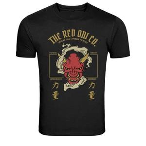 Red Oni Demon Japanese Yokai Graphic unisex T-Shirt