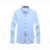 Men's Plus Size Long Sleeve Shirt Business Casual Slim Shirt