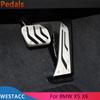 Педали из нержавеющей стали для BMW X5 X6 F15 F16 E70 E71 E72 2008-2018, крышка педали газа, тормоза, сцепления
