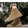 New High Top Workwear Shoes Trendy and Versatile Breathable and Non Slip Casual Labor Protection Shoes Men's Boots