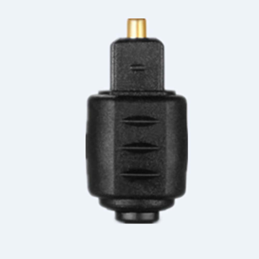 To Toslink Plug Female to Male Optical Audio Connector Fiber Optic Adapter Digital Optical Cable Adapter Toslink Plug Converter