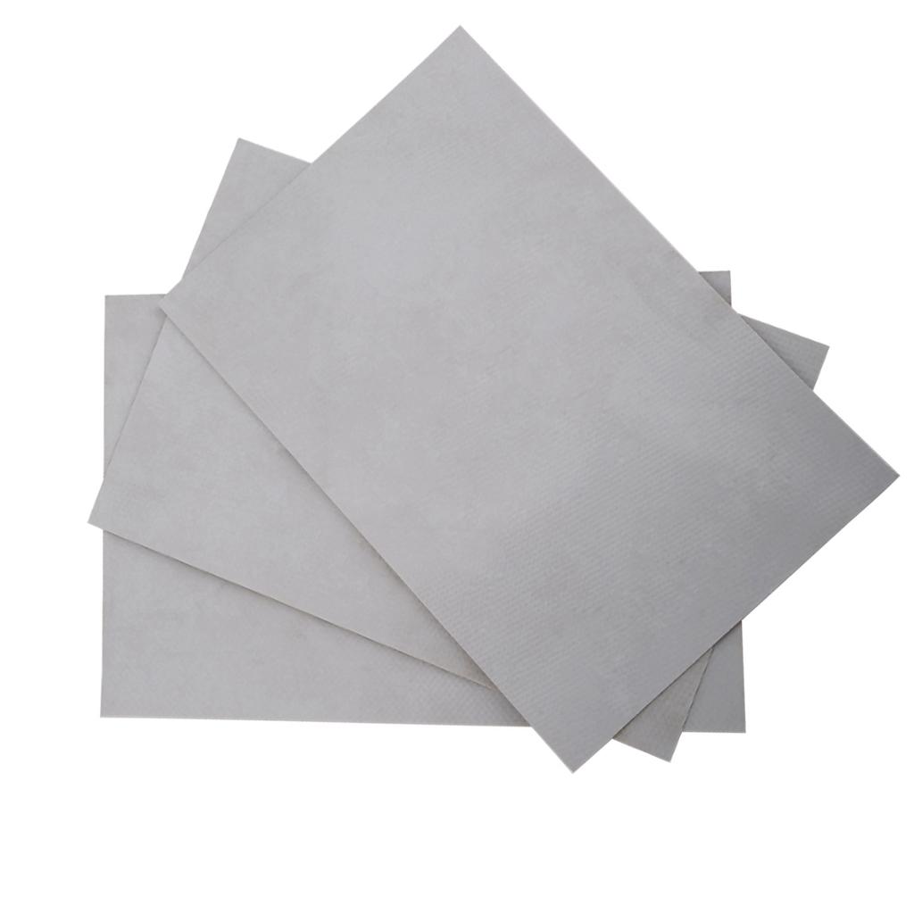 Комплект из 3 шт. ПВХ-заплаток для ремонта надувного плота, лодки, каноэ, каяка (серый)