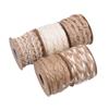 5Meter Natural Vintage Burlap Jute Ribbons Christmas Party Handwork Gift Wrapping DIY White Jute Ribbon Home Wedding Decoration