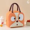 Cartoon Animals Thermal Lunch Bags For Children Oxford Cloth Storage Bento Lunchbox Food Bag Insulation Bags