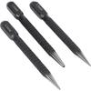 3pcs High-Carbon Steel Center Punch Set 10cm Non Slip Center Punch for Alloy
