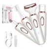 1Pc New 4-in-1 Women's Shaver USB Charging Electric Shaver Leg Hair Armpit Hair Remover Private Pubic Hair