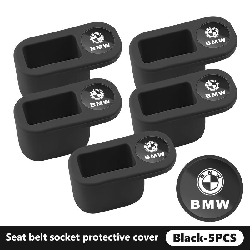 UCFF4 Universal Car Seat Belt Base Anti Scratch Cover Auto Accessories For BMW Performance X1 M3 M6 F01 F02 E34 E36 E60 F10 F20 X6