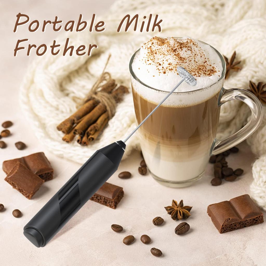 Creamer Z Frother Milk Frother Handheld Electric Milk Frother Electric Frother for Coffee and Matcha Handy Drink Mini Electric Mixer DEVENTORZ