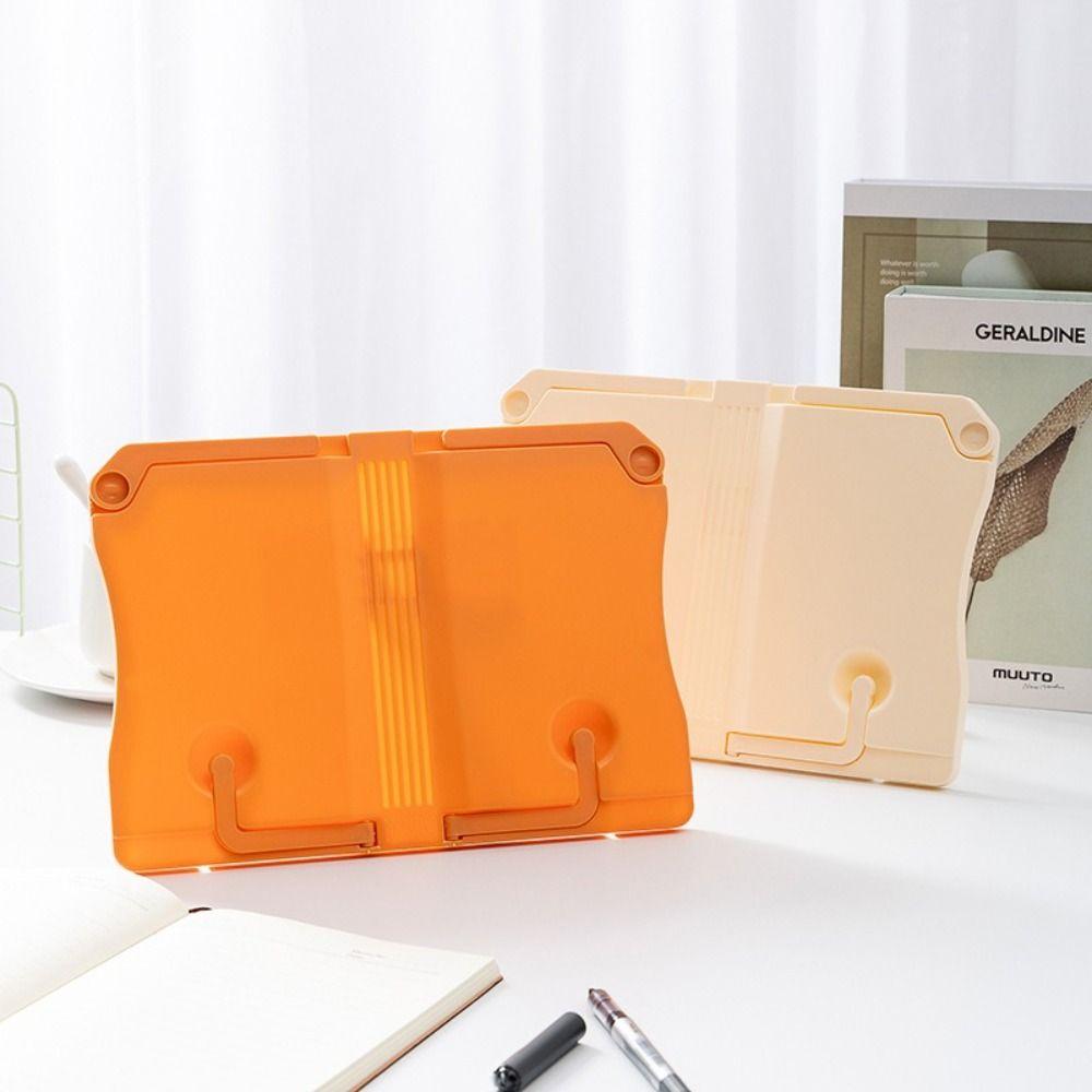 Fold Reading Rack Portable Book Shelf Multi-Function Book Stand  Organizer