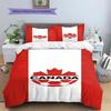CANADA FC Pattern Bedding Set Quilt Cover Pillowcase Home Decor Gift (1 * duvet cover + 2 * pillowcase, without core)