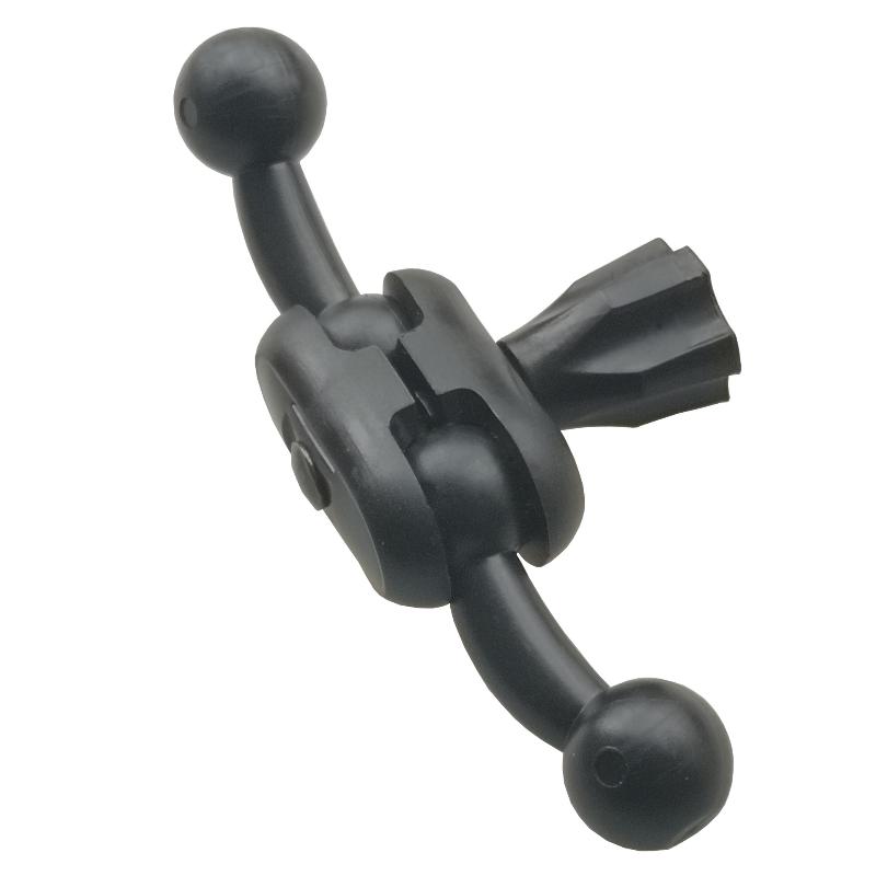 Adjustable Long Arm Dual Ball Head Extension for Car Phone Mount Universal Holder Rod Accessory for Dashboard Versatile Positioning