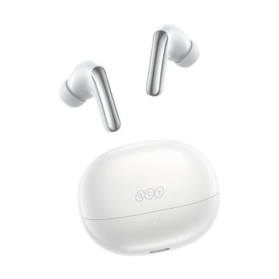 Qcy MeloBuds N20 Беспроводные 50 дБ Шумоподавление 13 мм Bluetooth Захват Окружающего Звука Чистый Звук До 40 Часов Работы от Приложения Технические Стандарты Сертификация Белые Наушники,
