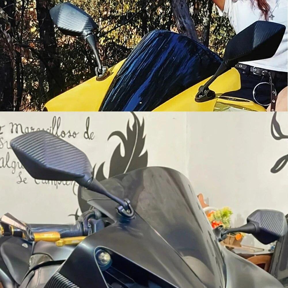 Зеркало заднего вида для мотоцикла Kawasaki Ninja 250 300 500 R ZX6R ZX9R ZX10R ZX14R, гоночный спортивный велосипед