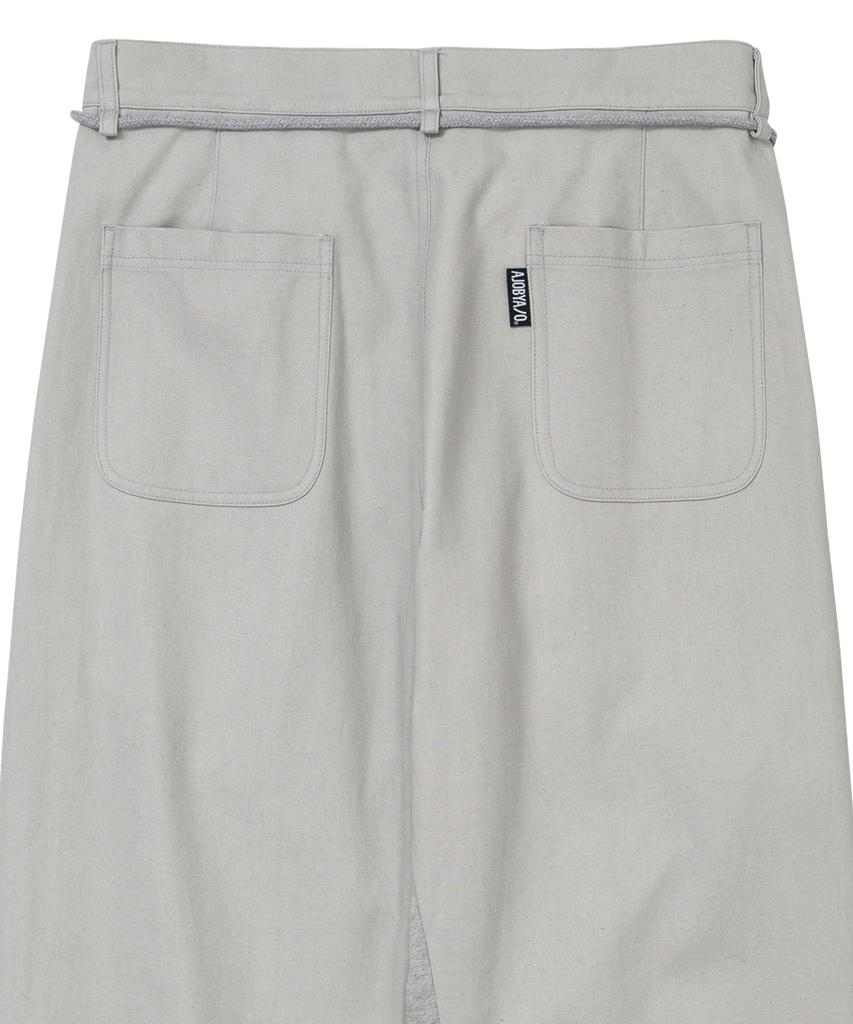 AJOBYAJO Dual Fabric Hybrid Pants [Melange Grey]