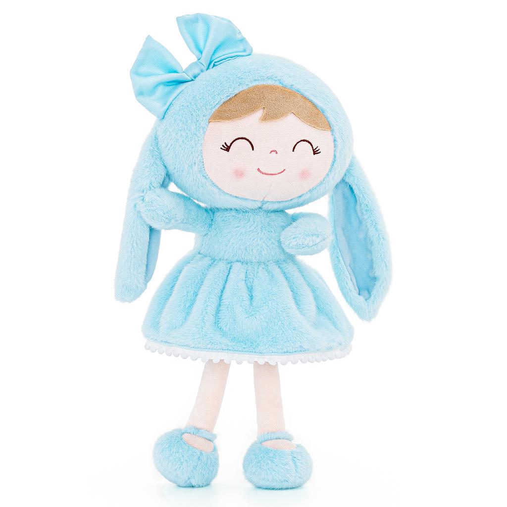 Baby Dolls Plush Doll New Design Rabbit Doll Soft Toys Gir's Birthday Gift 30cm Blue