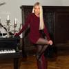 Новые женские платья, элегантные, с круглым вырезом, с плиссировкой, с длинным рукавом, повседневные, облегающие, розовые, сексуальные, черные, короткие платья, уличные, шикарные, вечерние платья