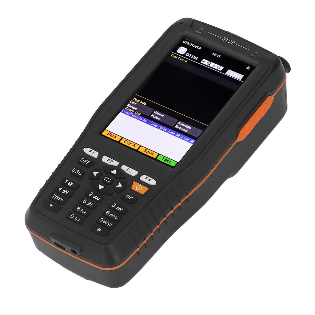 Optical Time Domain Reflectometer 0 To 60KM 4 In 1 OTDR Optic Fiber Tester 3.97in Screen 100‑240V EU Plug