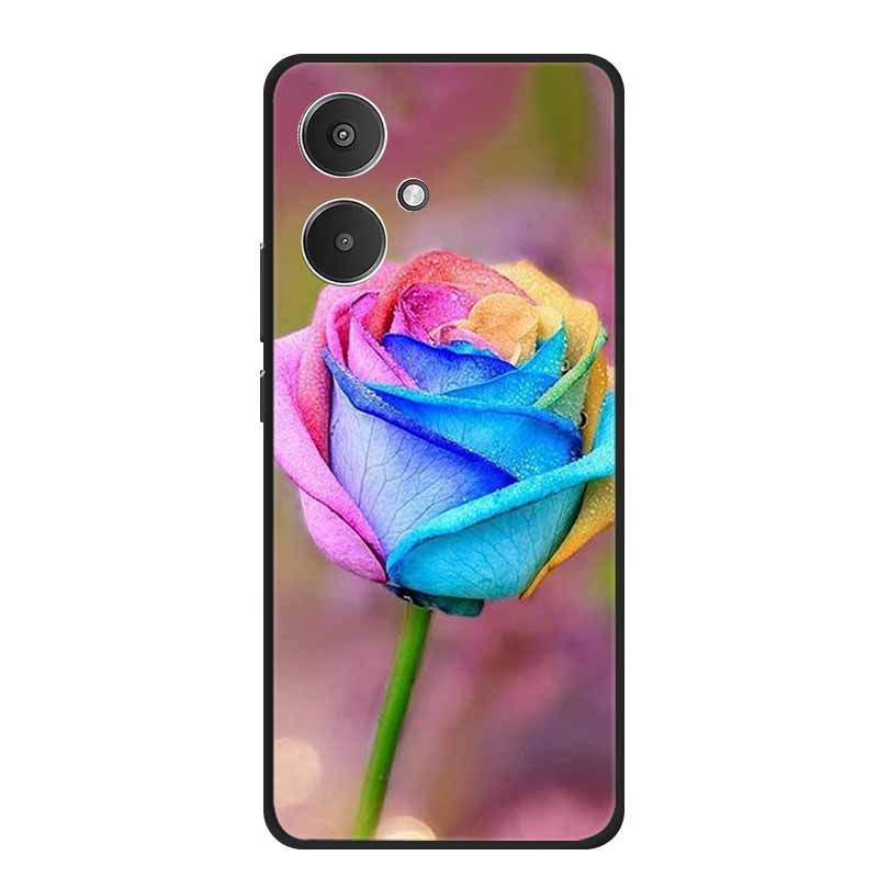 Чехол для телефона Xiaomi Redmi 13C 5G 13 C 6.74" Черный Силиконовый Мягкий Задний Чехол-Крышка Для Xiaomi Redmi 13R Чехол 13 R Ударопрочный Capa