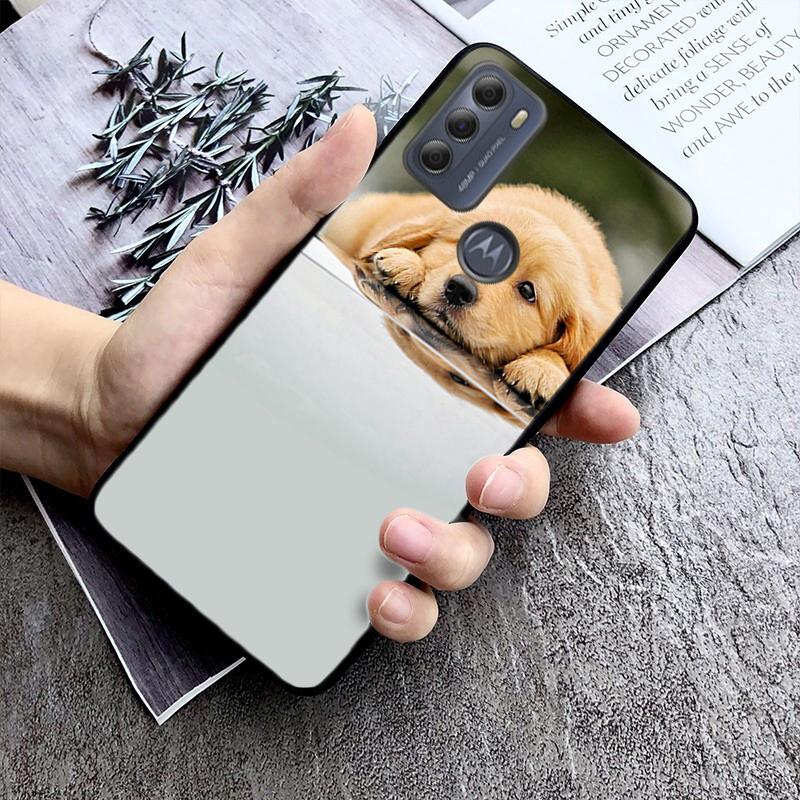 Чехол для телефона с милым щенком и щенками для Motorola Moto G 5G G50 G60S G100 G Stylus G9 G8 G7 Power G Pure G8 Play G7 Plus G60