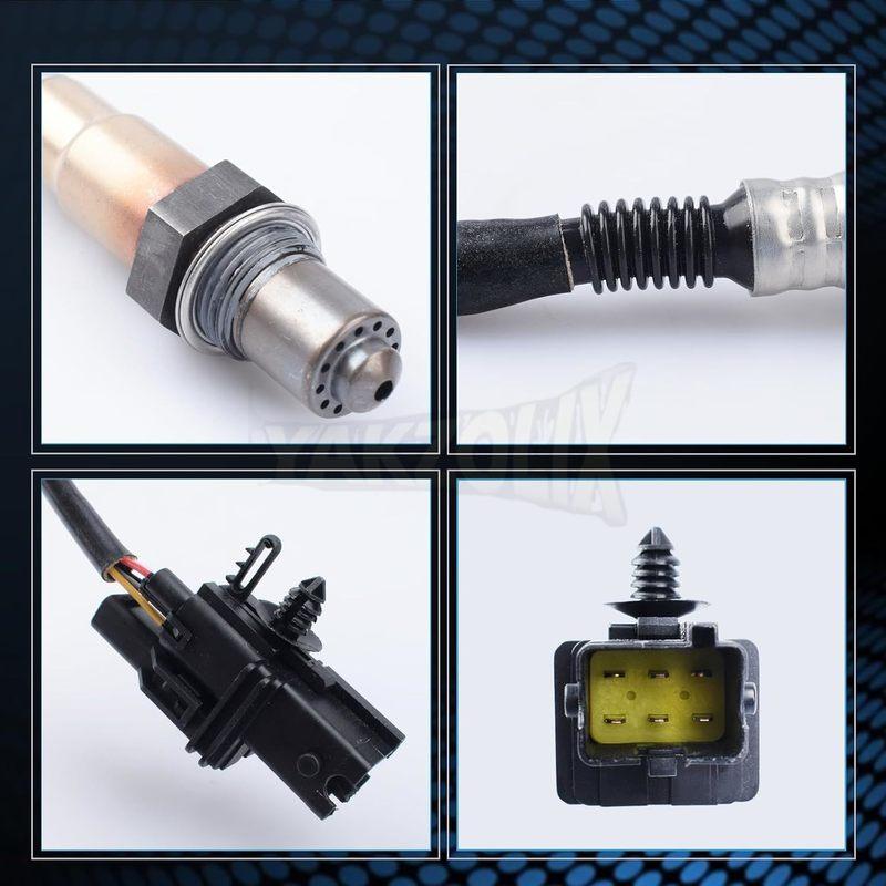 2pcs Oxygen O2 Sensor 02 1 & 2 For Nissan Sentra 1.8L L4 2004 2005 2006 Upstream Downstream Front & Rear A5061-4835 4 & 5 Wires