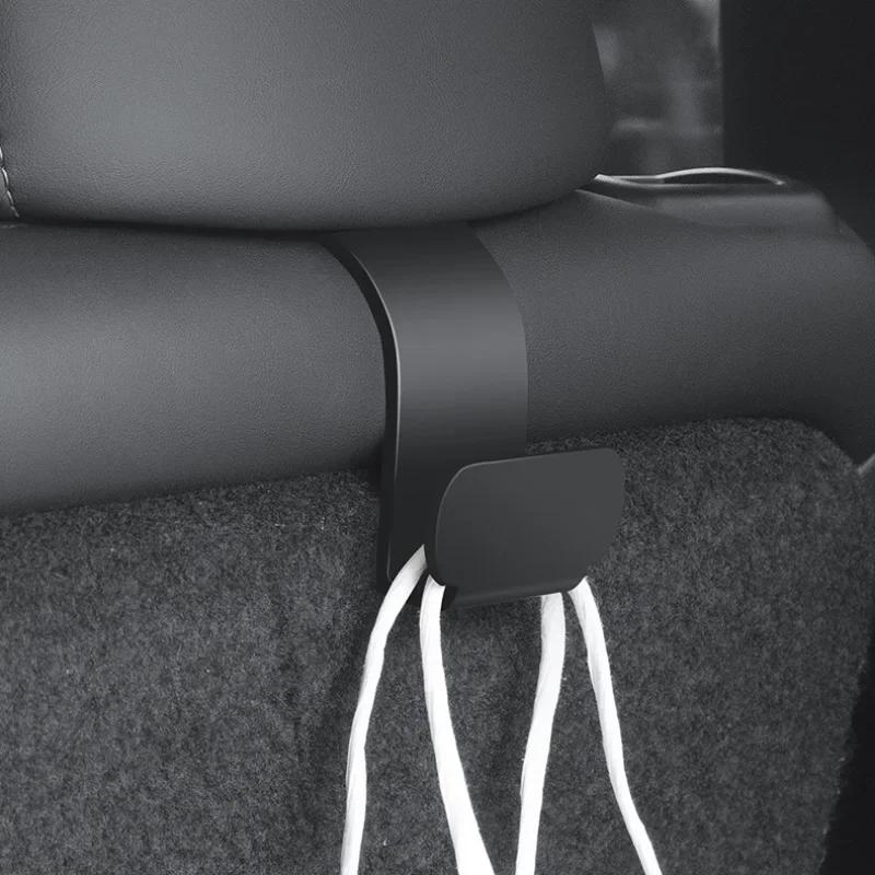 NEW 2pcs Car Trunk Hooks for Tesla Model Y Back Seats Hook Trunk Organizers Trunk Storage Hanger Hook Auto Interior Accessories