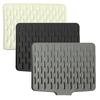 Compact Silicone Dish Drying Mat with Tilted Design for Home and Commercial Use