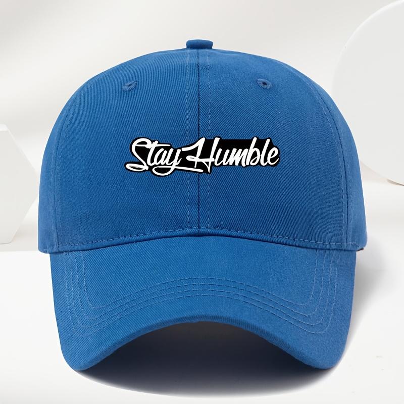Мужская бейсболка StayHumble | Мягкая, дышащая, впитывающая пот, регулируемая кепка для активного отдыха и повседневной носки