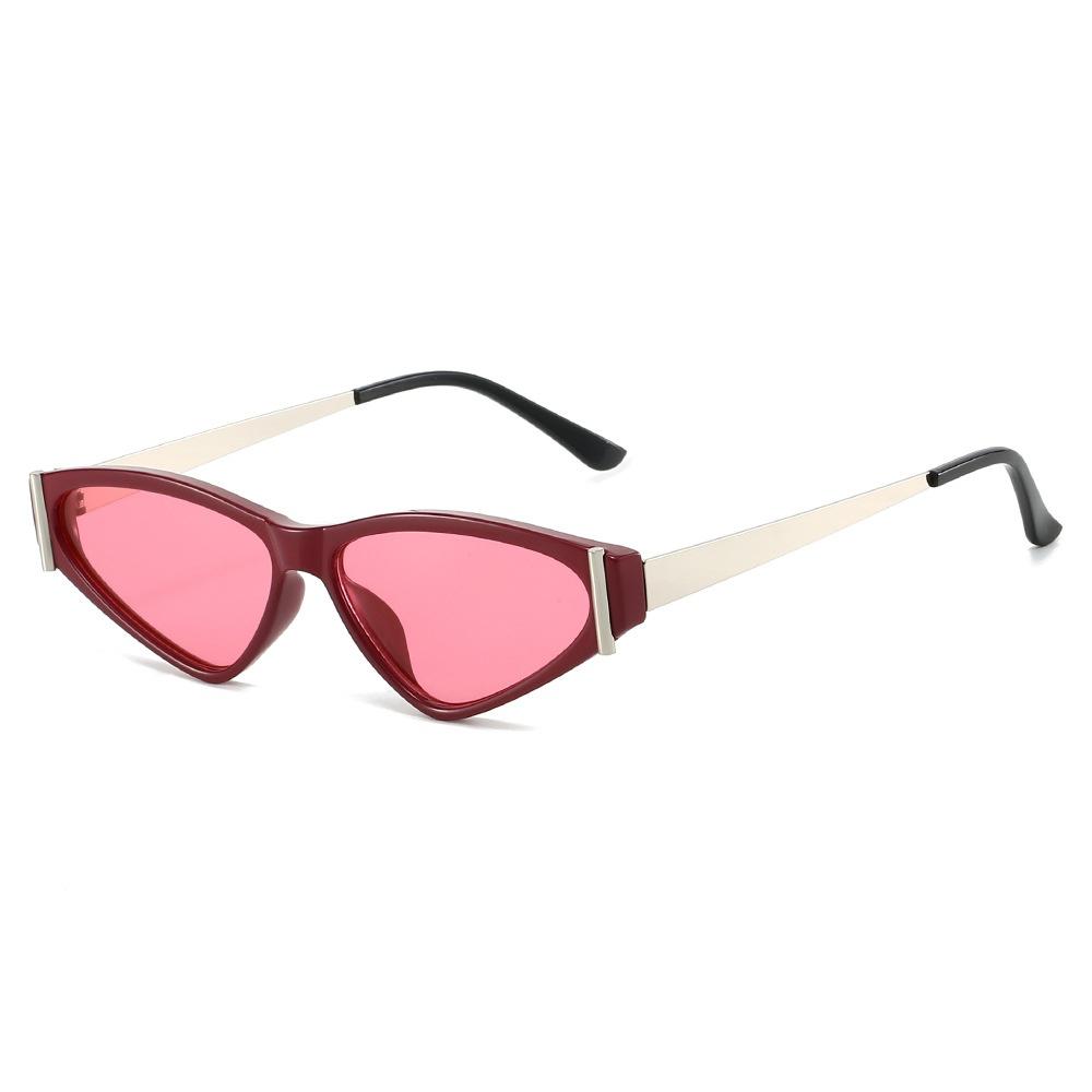 New Retro Cat Eye Men Women Sunglasses Luxury Brand Jelly Color Design Trend Ins Versatile Uv400