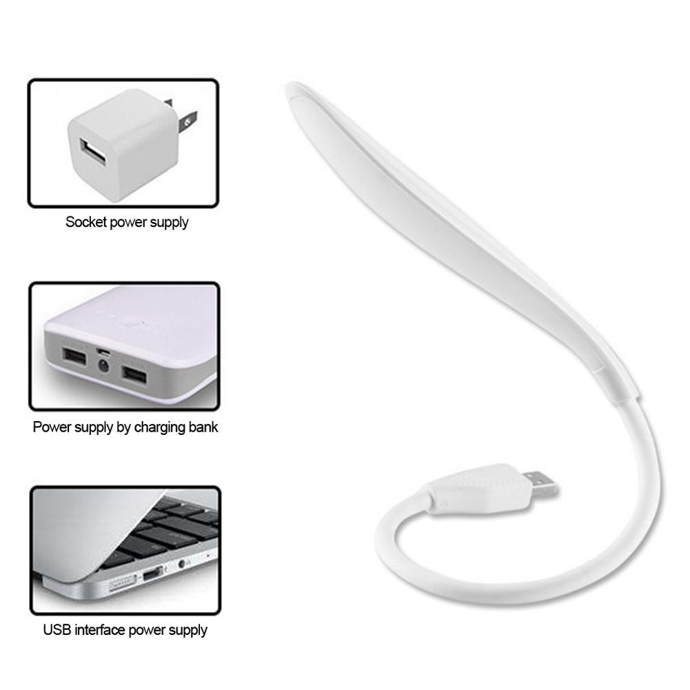 Мини Портативный Ноутбук USB LED Ночник ПК Ноутбуки Настольная Лампа Сенсорный Выключатель Портативный Гибкий Регулируемый Защита Глаз