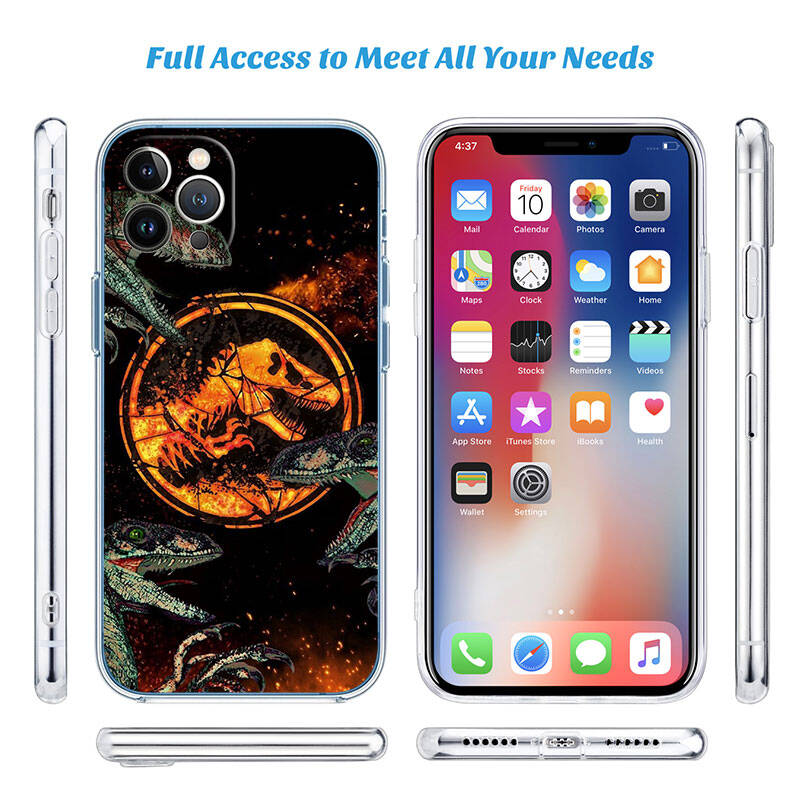 MH40 Dinosaur Phone Case for Motorola Edge 20 30 S30 40 50 Fusion Lite Plus Pro Neo Ultra One Power Action Macro Hyper Vision Zoom