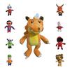 Милая мультяшная плюшевая игрушка с мягким коротким мехом Панда Супергерой Дракон